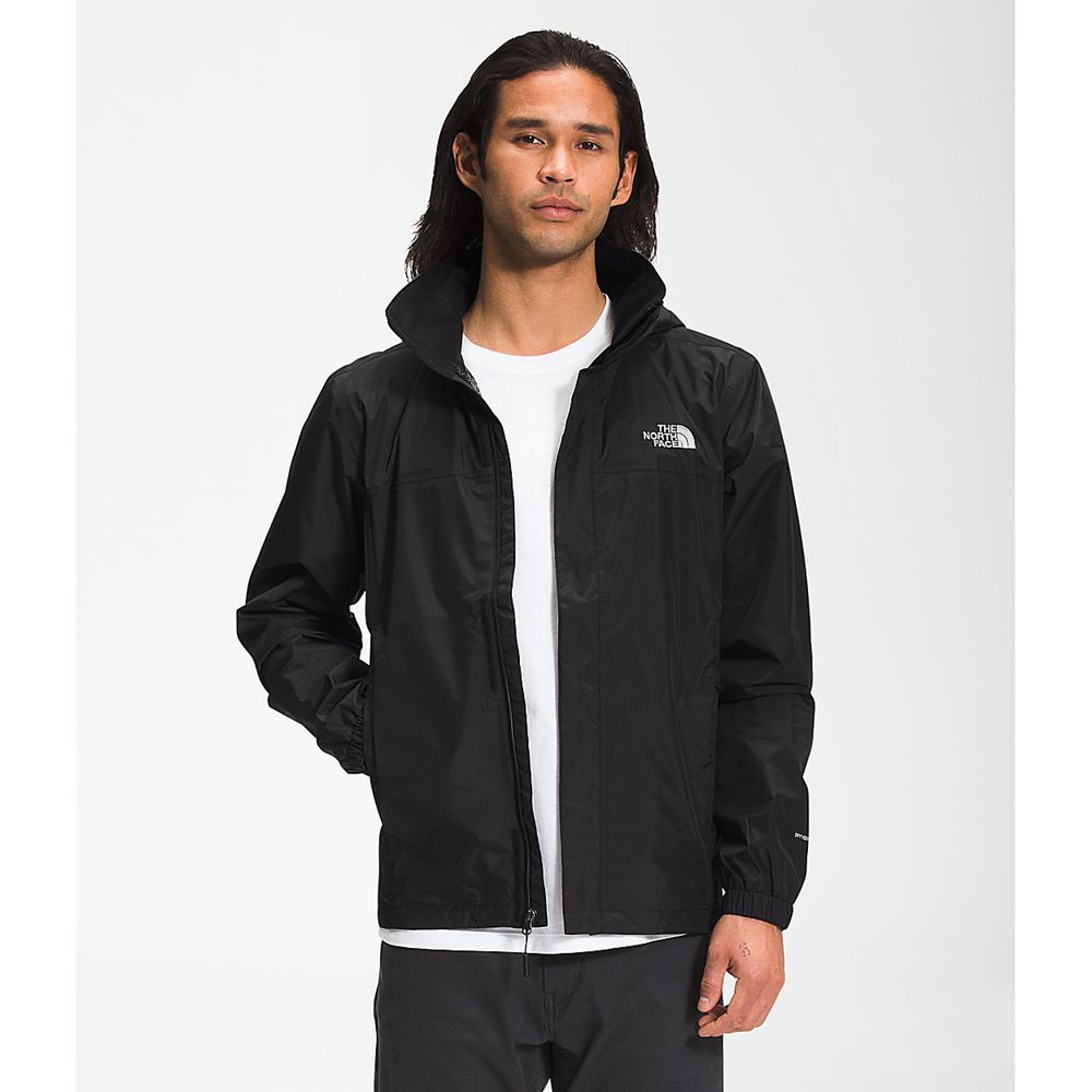 The North Face Rain Jacket Mens Australia - The North Face Resolve 2 Black (MGC-784103)